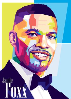 Jamie Foxx in pop art