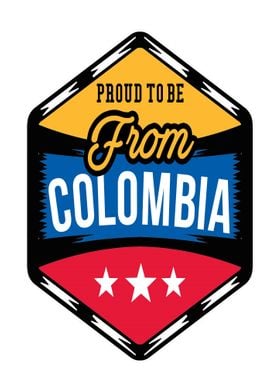 Proud to be from Colombia