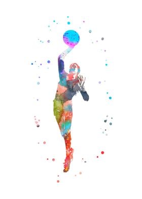 Volleyball girl 