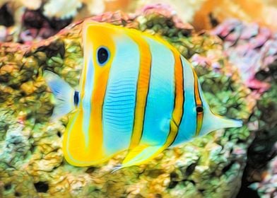 Copperband Butterflyfish