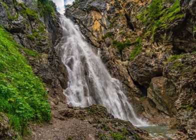 Waterfall in the Alps