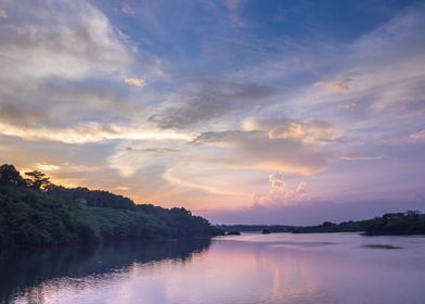 Sunset on Victoria Nile