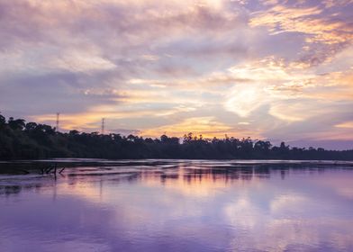 Sunset on Victoria Nile