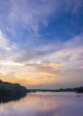 Sunset on Victoria Nile