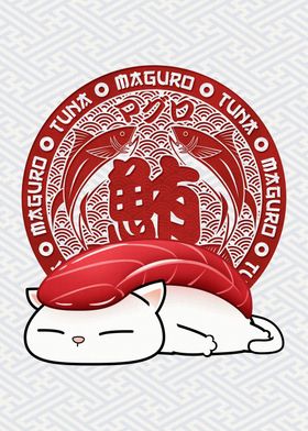 Chubby Cat Maguro Sushi