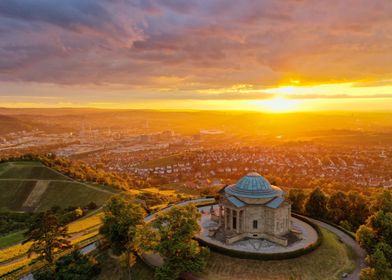 Sunset over Stuttgart