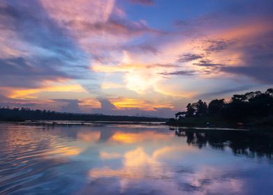 Sunset on Victoria Nile