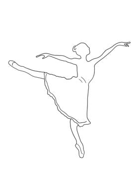 Line Art Dancer