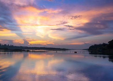 Sunset on Victoria Nile