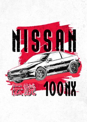 Nissan 100nx JDM car