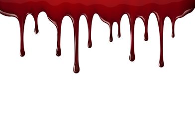 Blutspritzer Blutflecken 