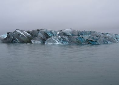 blue ice sea Iceland 