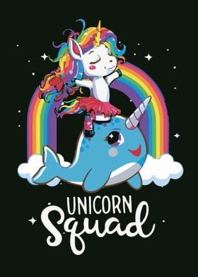 Cute Unicorn Squad