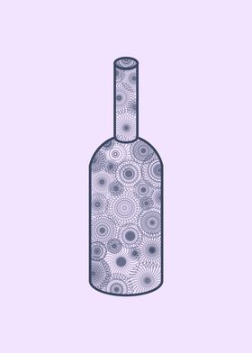 Bottle mandala color