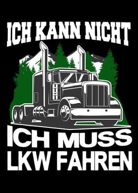 Trucker LKW Fahrer