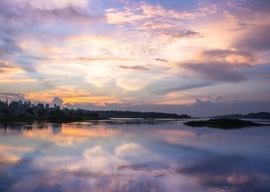 Sunset on Victoria Nile