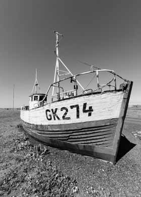 Gray Old Rusty Ship GK274