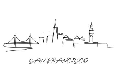 San Francisco City Poster