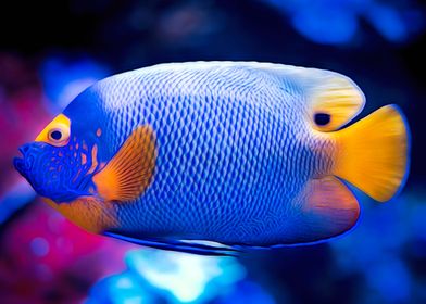 Yellow Mask Angelfish