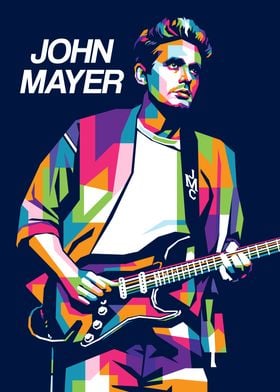 John Mayer' by Namrahc | Displate