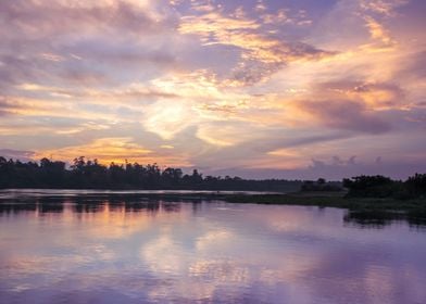 Sunset on Victoria Nile