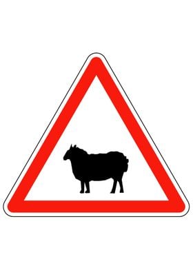 French Road Sign