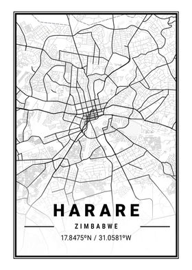 Maputo Light City Map