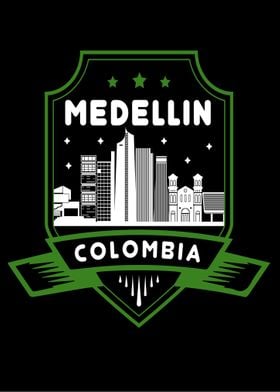 Medellin Colombia Skyline