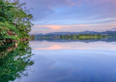 Victoria Nile at sunset