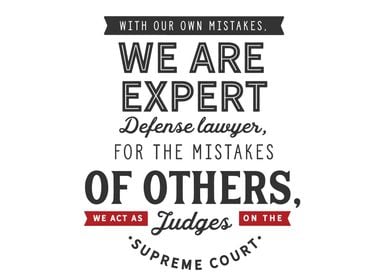 we act as judges 