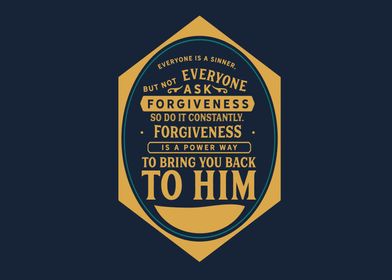 Forgiveness is a powerful 