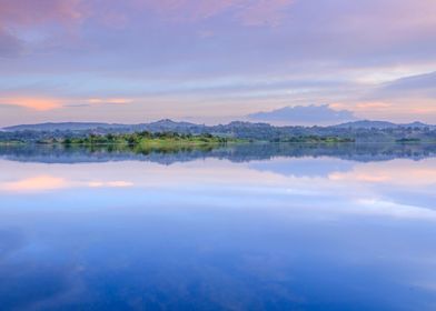 Victoria Nile at sunset