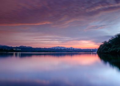 Victoria Nile at sunset