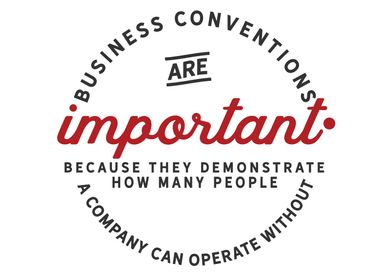 Business conventions 