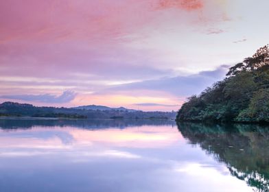 Victoria Nile at sunset