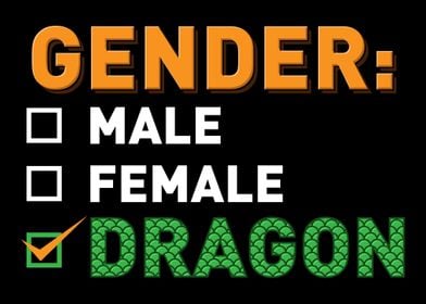 Male Female Dragon Non Bin