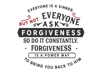 Everyone is a sinner