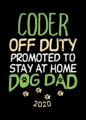 Coder Off Duty Dog Dad