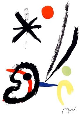 Joan Miro Comet Bird 1951