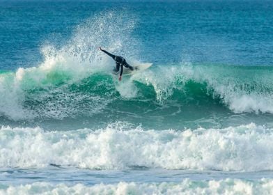 Surfing Cornwall