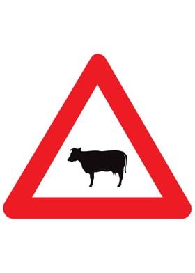 Belgian Road Sign