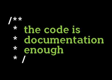 Code is documentation