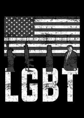 LGBT Funny Liberty Gun Bee