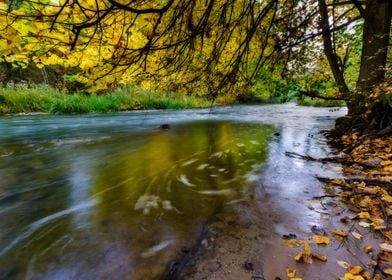 Scenery Scenic River Polan