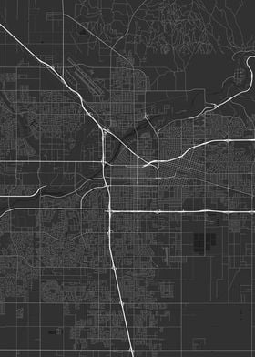 Bakersfield USA Map