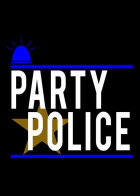 Party Police Funny Novelty