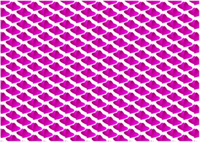 Purple Heart Shape Pattern