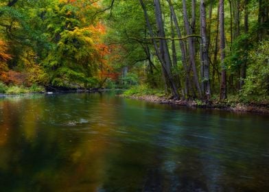 Scenery Scenic River Polan