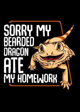 Sorry My Bearded Dragon At