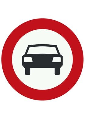 Netherlands Road Sign